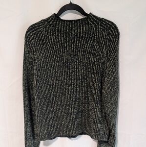 lululemon athletica Ribbed Knit Sweater - Black and Gray